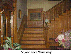 Foyer and Stairway at Shiloh House